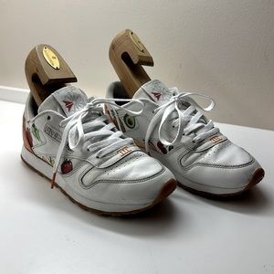 Hand-Painted Reebok Classics: Fresh Produce 🥕🥒🍓
